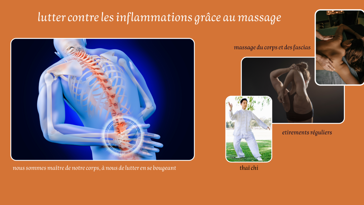 douleurs dos, massage, étirements