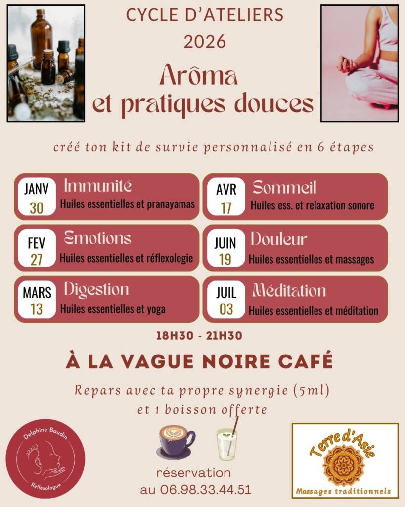 cycle d'ateliers d'aromathérapie et pratiques douces
